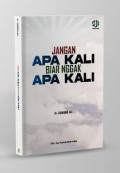 Jangan Apa Kali Biar Nggak Apa Kali